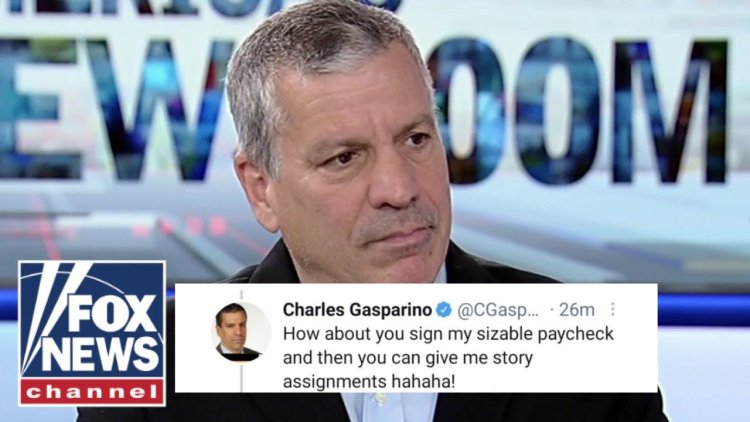 Charles Gasparino the stock basher